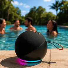 Caixa de Som Alto Falante Bluetooth 5W LED IDALI LIFE Portátil Som Potente
