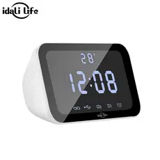 Caixa de Som Bluetooth IDALI LIFE 15W Relógio Digital Despertador LED Temperatura USB