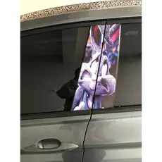 kit par adesivo para coluna porta de carro lado motorista e lado (passageiro)p auto colante