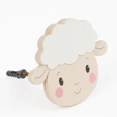 Gancho Pendurador Cabideiro Ovelhinha em MDF para Quarto Infantil e Bebê Decoração