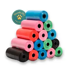 Refil Cata Coco Sacolas 225 Saquinhos Biodegradável Prático Para Pet Saco Cata Caca Refil Cata Caca