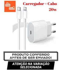 Carregador Turbo Lightning De Fonte com Cabo Carregamento Rápido 1m PD 20w - Promoção