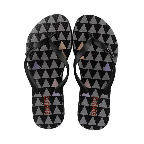 Chinelo Schutz Jellys Estampado Bico Redondo