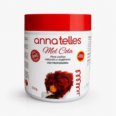 Mel cola para cachos orgânicos e naturais 500g
