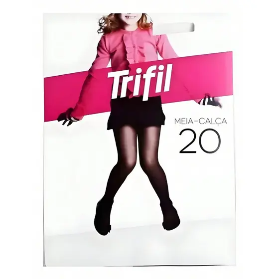 Meia Calça Infantil Trifil Fio 20 4 a 10 Anos