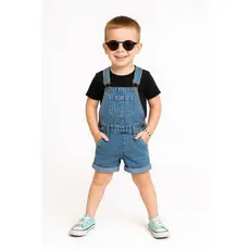 Jardineira infantil Menino macacão shorts jeans INFANTIL VERÃO ESTILOSO roupas jeans infantil