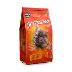 Areia Sanitário Higiênico Premium Perfumada Gatíssimo para Gatos 4kg