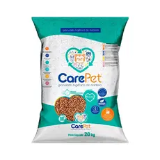 Granulado Higiênico de Madeira CarePet Premium Original para Gatos 20kg