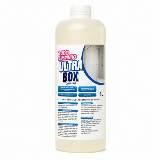 ULTRA BOX LIMPADOR 1 LITRO TUDO LIMPINHO