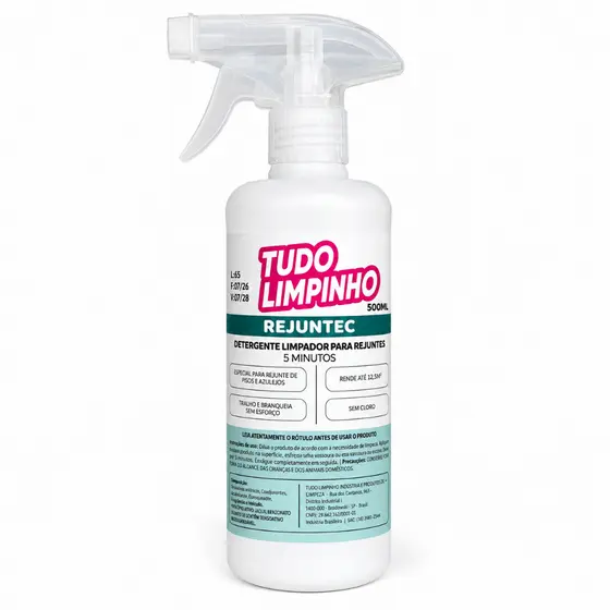 REJUNTEC LIMPADOR PARA REJUNTES 500ML C/ VAL TUDO LIMPINHO