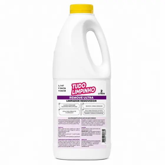 REMOVE ULTRA REMOVED0R DESINCRUSTANTE PISO 2L TUDO LIMPINHO