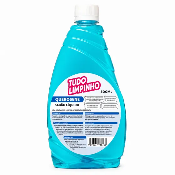 SABÃO DE QUEROSENE TUDO LIMPINHO LIMPA PISOS 500ML