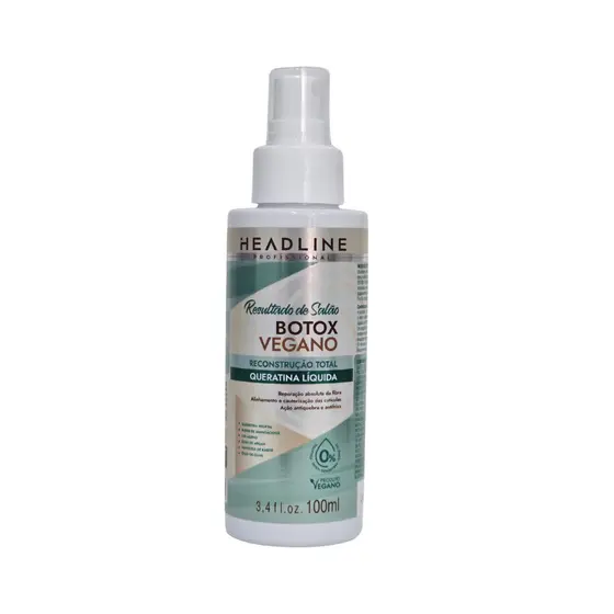 Queratina Liquida Resultado De Salao Botox Vegano Headline 100ml