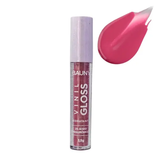 Gloss Vinil - Rosa Fucsia - Be Crazy 4ml - Bauny Cosméticos