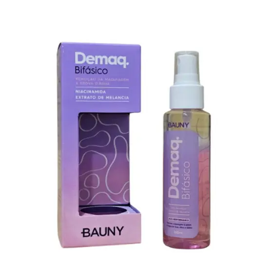 Demaquilante Bifásico 100ml - Bauny Cosméticos