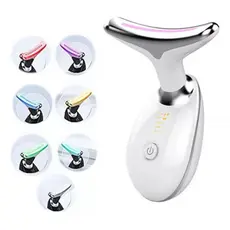 Massageador recarregavel 7 modos para rosto ne pescoço