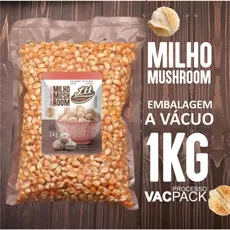 MILHO A VACUO Mushroom Para Pipoca Gourmet 1kg Oficial Promoção