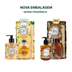 Kit Sabonete Liquido + Difusor de Aromas Flor de Laranjeira Casa Giorno