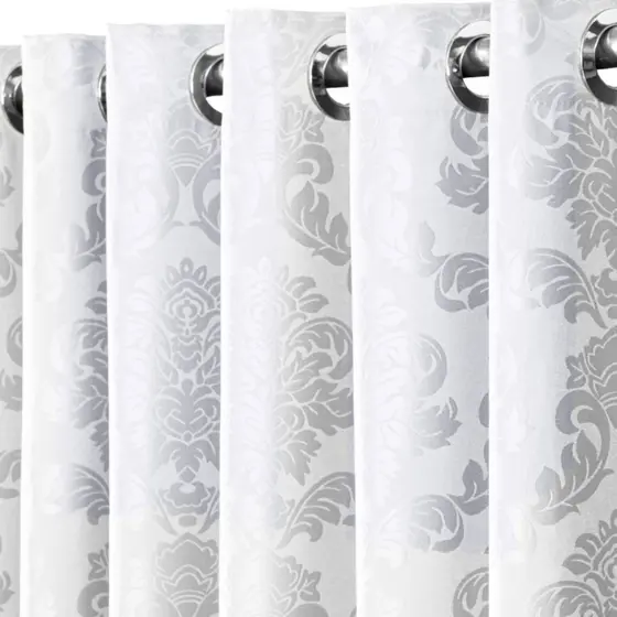 Cortina Jacquard para Sala e Quarto Semi Blackout Corta 50% Luz 1,30 x 2,00 Metros