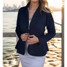 Blazer Neoprene Casaquinho Social Disponível em tamanhos grandes G1 G2 G3