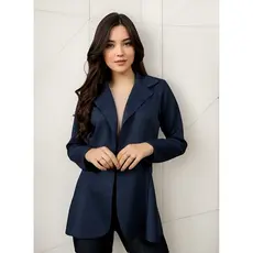 Blazer Longo Social Feminino Basico Icasual Cores Nova Entrega Rapida