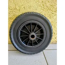 Roda Pneu Maciço EVA Plus Eixo 27mm