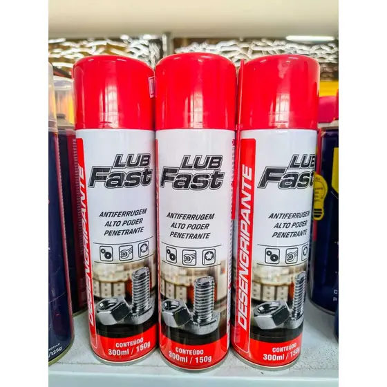 Desengripante Lub Fast Antiferrugem Spray 300ml Alto Poder Penetrante