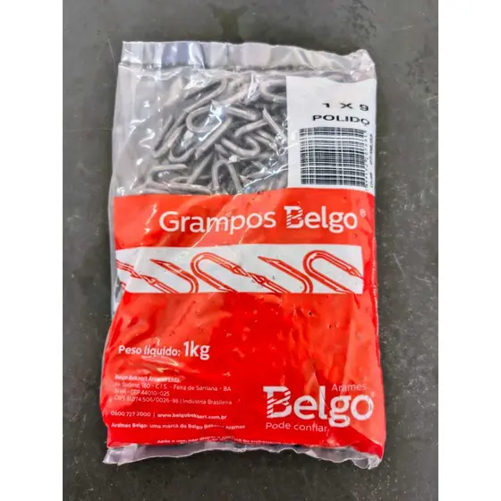 Grampo Para Cerca 1x9 Belgo 1kg