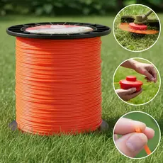 Bobina Fio de Nylon para Roçadeira 2kg 2mm a 3mm Redondo ou Quadrado Alta Resistência Rendimento