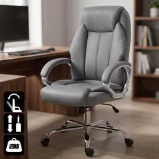 Cadeira Presidente Executiva Ergonômica com Acabamento Premium