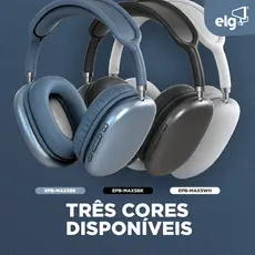 Fone de Ouvido Wireless Max5, Bluetooth 5.1, Microfone Integrado, Power Bass, 20h de Autonomia