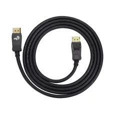 Cabo DisplayPort 1.4, 8K 60Hz, 4K 144Hz, Ultra HD, Dolby 7.1, Alto Padrão, 2 Metros Preto DP1420 ELG