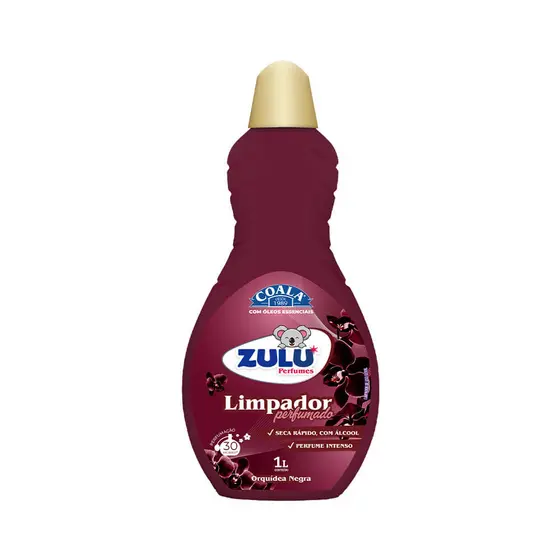 Limpador Perfumado Zulu Perfumes / Coala Orquídea Negra 1L