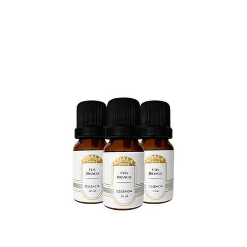 Combo 3 Essências Coala Home - Chá Branco - 10ml