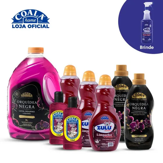 Kit Coala Orquídea Negra Limpeza e Perfume -Brinde