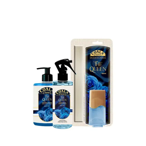 Kit Coala Especial The Queen - 1 Difusor + 1 Home Spray + 1 Sabonete