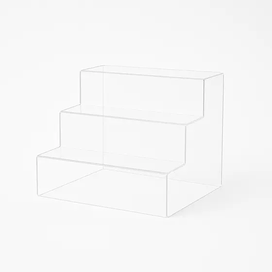 Escadinha Expositora Acrílico Decorativo 3 Degraus Para Funko Pop