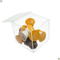 Organizador Porta Capsula de Café Caixa De Acrílico Dolce Gusto Cor Transparente