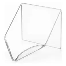 Saboneteira De Acrílico Para Pia Banheiro Lavabo Super Luxo Transparente