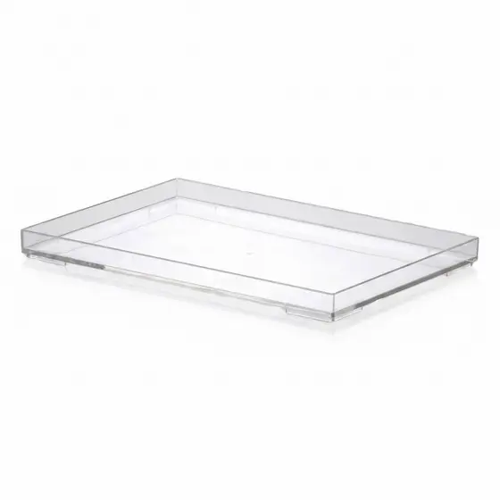 Bandeja Acrílico Organizador Decorativo Transparente