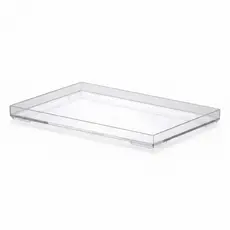 Bandeja Acrílico Organizador Decorativo Transparente