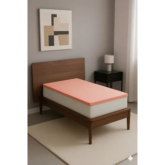 Espuma para Colchão Solteiro 188cm x 88cm x 10cm D28 Sob Medida Colchonete Densidade Firme Macio