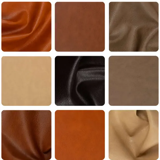 Courvin Andora Tecido Couro Monte Carlo Sintético Automotivo Liso Resistente Premium 1,4m x 50cm Revestimento