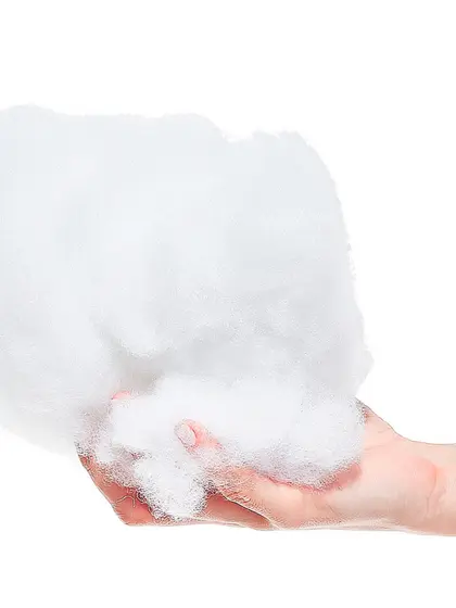 Fibra Acrílica Siliconada Silicone Para Enchimento de Travesseiros Almofadas Decoração De Natal Neve