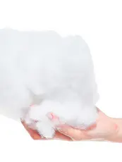 Fibra Acrílica Siliconada Silicone Para Enchimento de Travesseiros Almofadas Decoração De Natal Neve