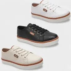 Tênis Moleca Casual Microperfuros Feminino Ultreleve Conforto