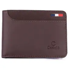 Carteira Casteliê 5888 Couro Masculina - Preto