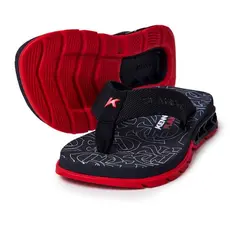 Chinelo Infantil Kenner Flamengo Rakka Kids - Preto e Vermelho