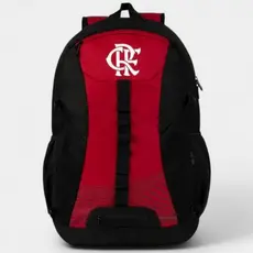 Mochila Esportiva Flamengo Bagaggio Suporte de Bola 20L - Preto e Vermelho