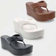 Tamanco Feminino Anabela Casteliê Casual Confortável